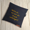 Zirbenkissen mit Stickerei